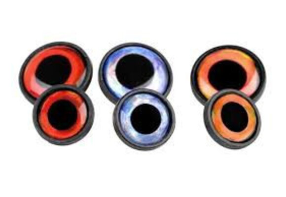 BIG EYE SCREW 12MM ORANGE P/4