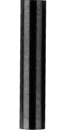 MATT BLACK SINGLE BRASS CRIMP 0.6 X 10MM P/50