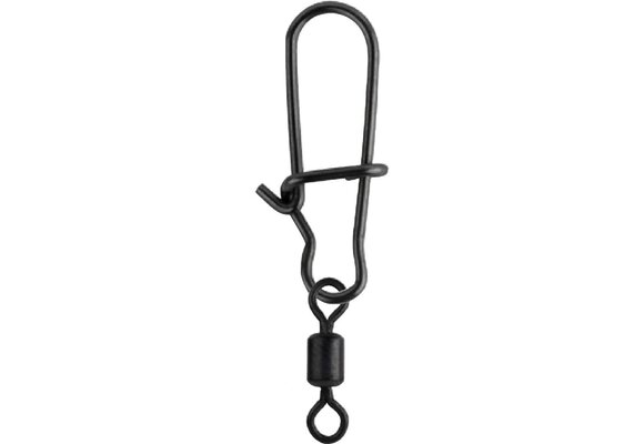 MATT BLACK EASY SNAP + ROLLING SWIVEL #3+5 P/10