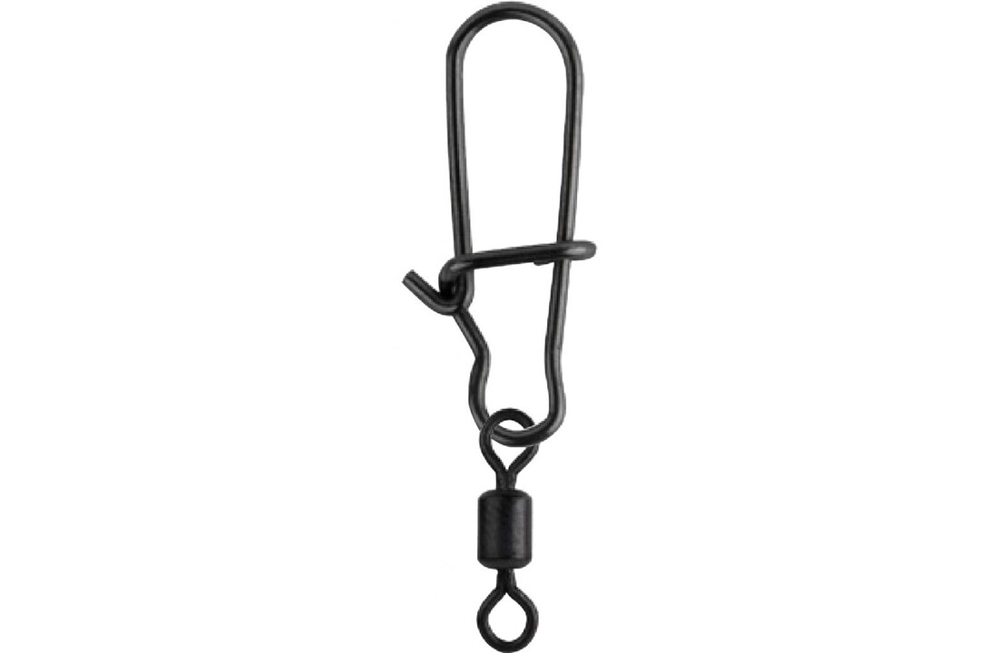 MATT BLACK EASY SNAP + ROLLING SWIVEL #3+5 P/10