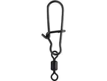 MATT BLACK EASY SNAP + ROLLING SWIVEL #3+5 P/10
