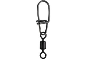 MATT BLACK SECURE SNAP + ROLLING SWIVEL #2+7 P/5