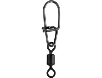MATT BLACK SECURE SNAP + ROLLING SWIVEL #2+7 P/5
