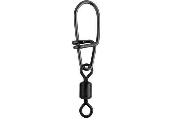 MATT BLACK SECURE SNAP + ROLLING SWIVEL #2+7 P/5