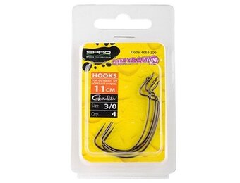 GUTSBAIT UV 9.5 CM HOOKS #2/0 P/4
