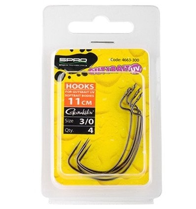 GUTSBAIT UV 9.5 CM HOOKS #2/0 P/4