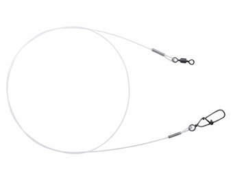 MATT BLACK LEADER FLUORO 25 CM 0.45MM 15KG P/2