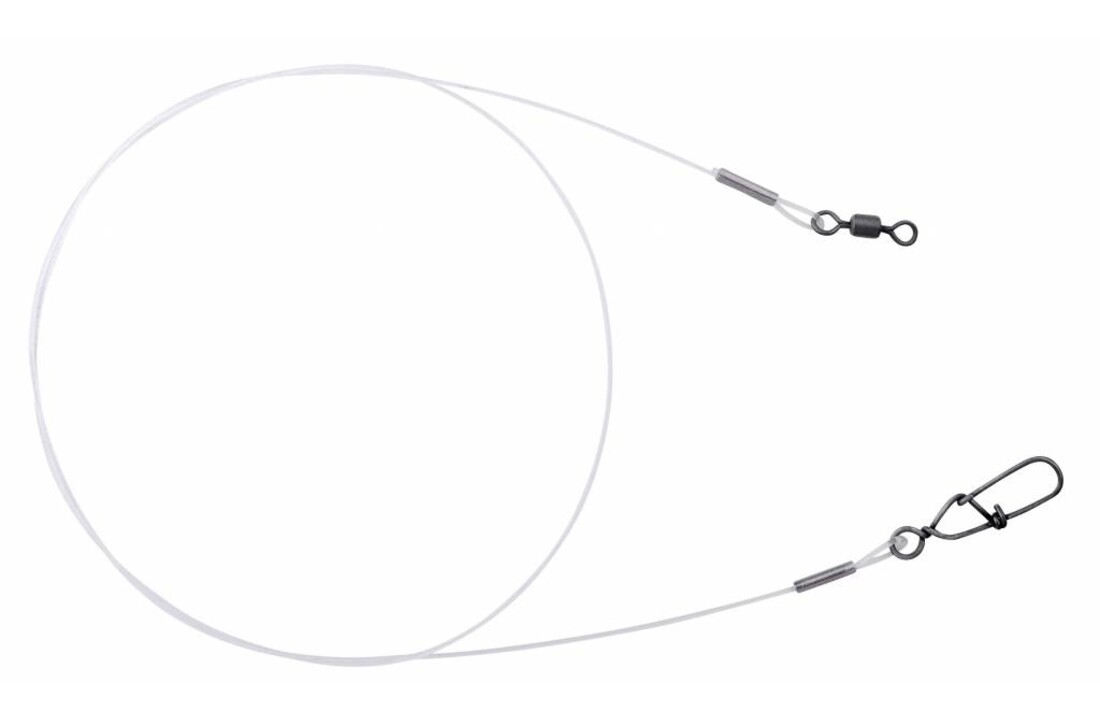 MATT BLACK LEADER FLUORO 25 CM 0.45MM 15KG P/2