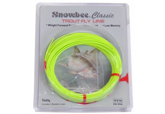 CLASSIC FLY LINE FLOATING HI VIZ CFHV/5 KLEUR CHARTREUSE
