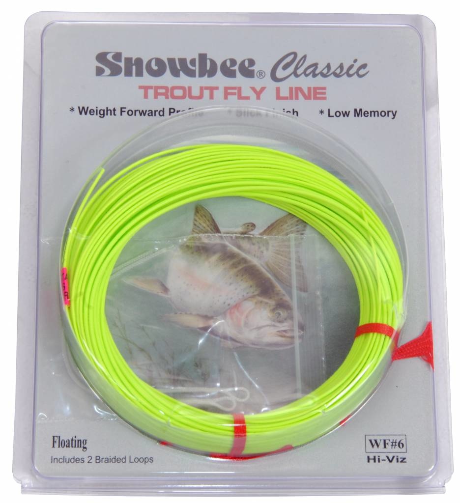 CLASSIC FLY LINE FLOATING HI VIZ CFHV/5 KLEUR CHARTREUSE