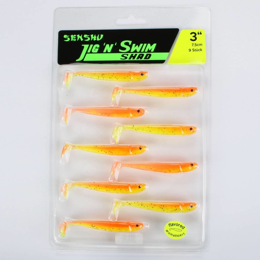 JIG 'N' SWIM SHAD 7.5 CM FRUITGAME UV P/9