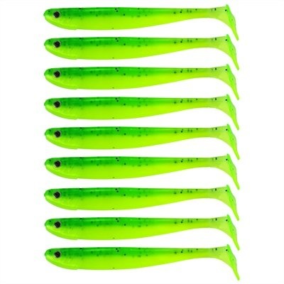 JIG 'N' SWIM SHAD 7.5 CM CHARTREUSE BANDIT UV P/9