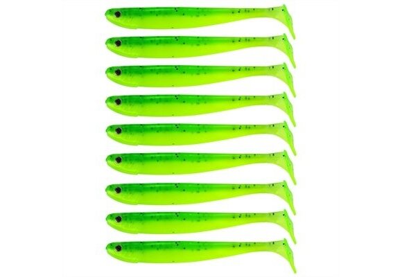 JIG 'N' SWIM SHAD 7.5 CM CHARTREUSE BANDIT UV P/9