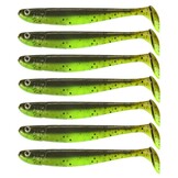 JIG 'N' SWIM SHAD 7.5 CM CHARTREUSE BROWNIE UV P/9