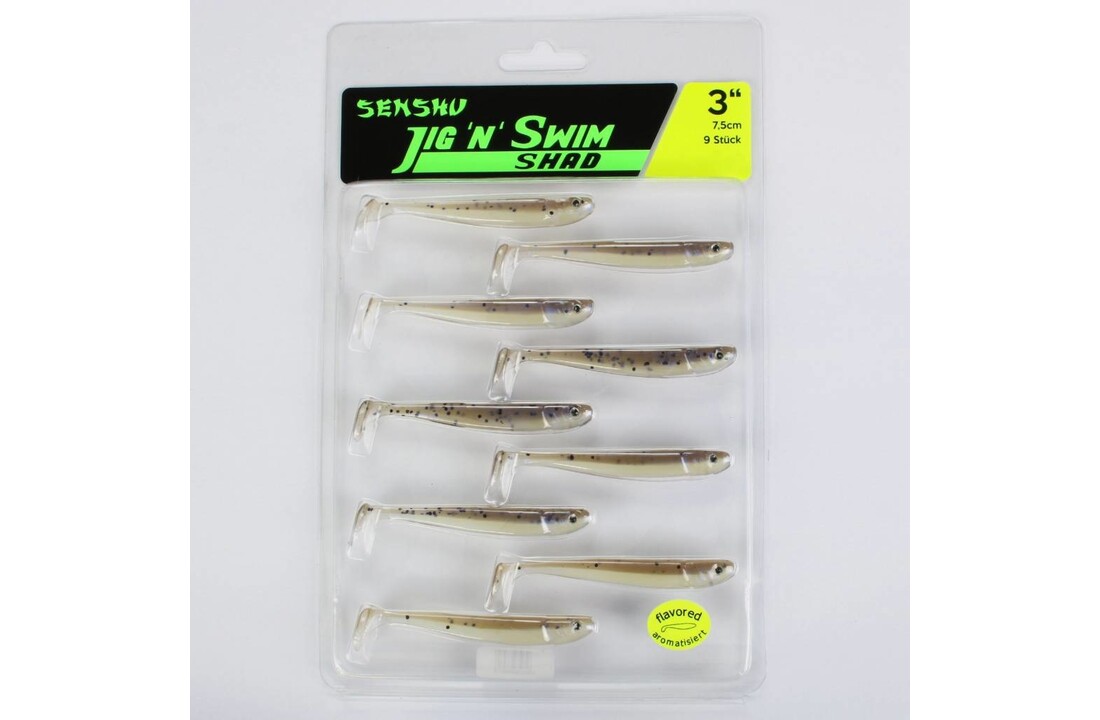 JIG 'N' SWIM SHAD 7.5 CM REFLEX SHINER P/9