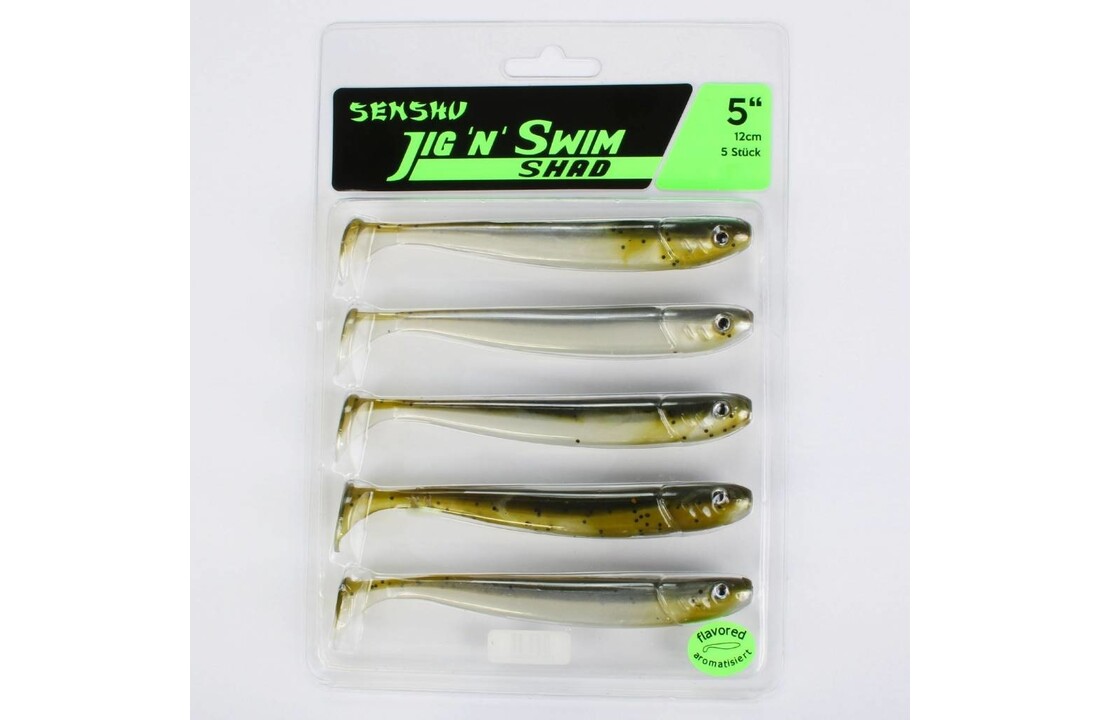 JIG 'N' SWIM SHAD 7.5 CM PUMPKIN POLICE P/9