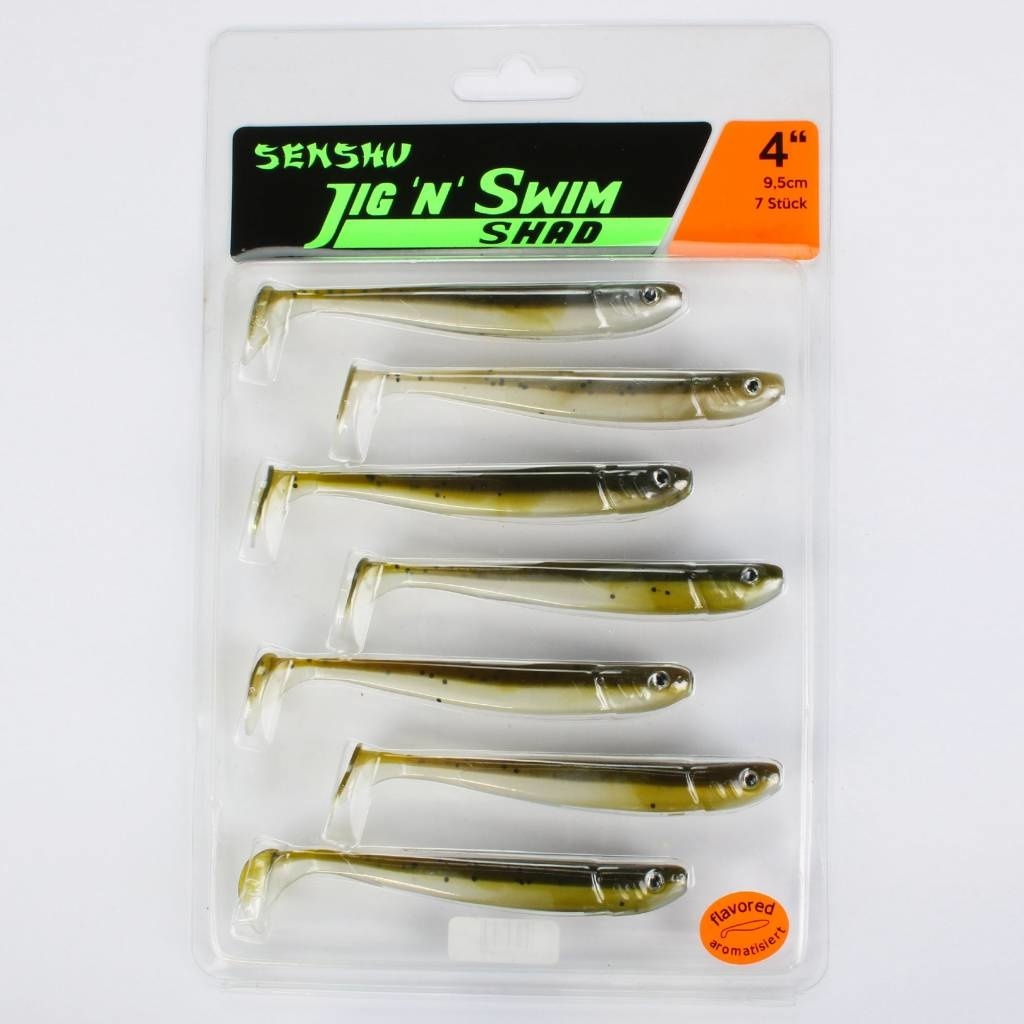 JIG 'N' SWIM SHAD 7.5 CM PUMPKIN POLICE P/9
