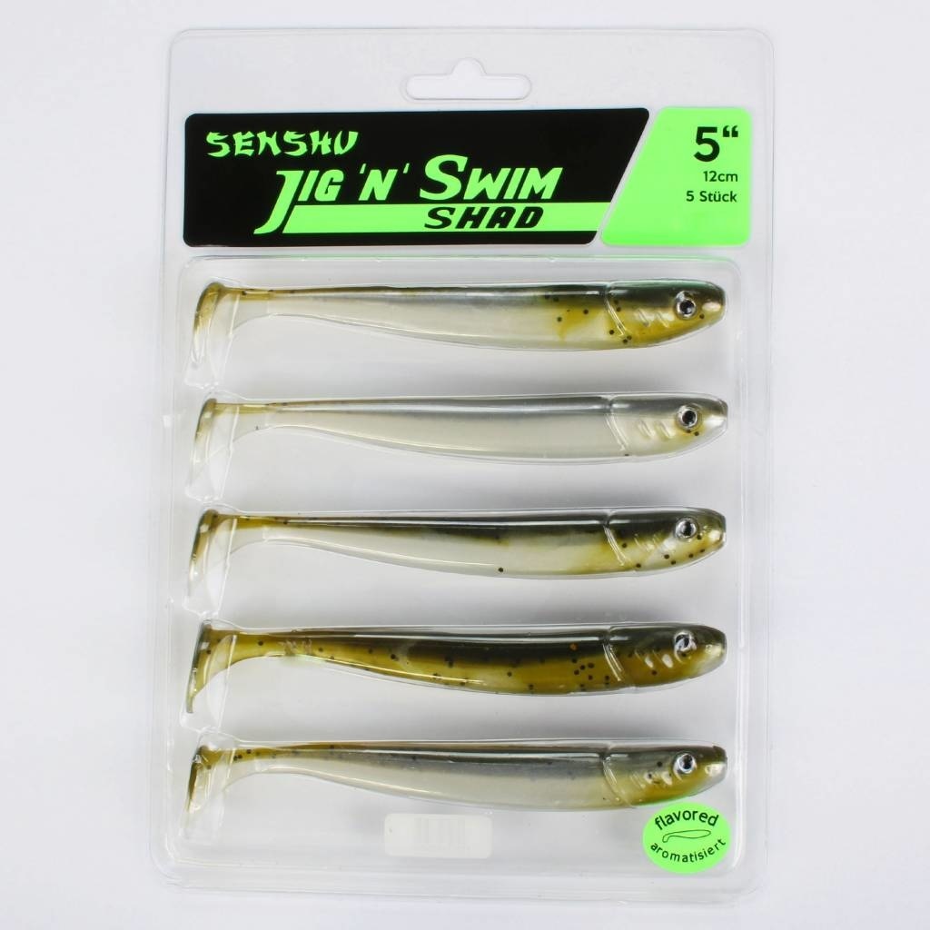 JIG 'N' SWIM SHAD 7.5 CM PUMPKIN POLICE P/9