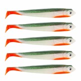 DER ZANDER GUMMIFISCH 15 CM UV HOT NATURAL P/4