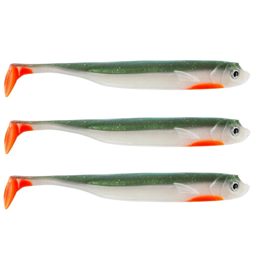 DER ZANDER GUMMIFISCH 15 CM UV HOT NATURAL P/4