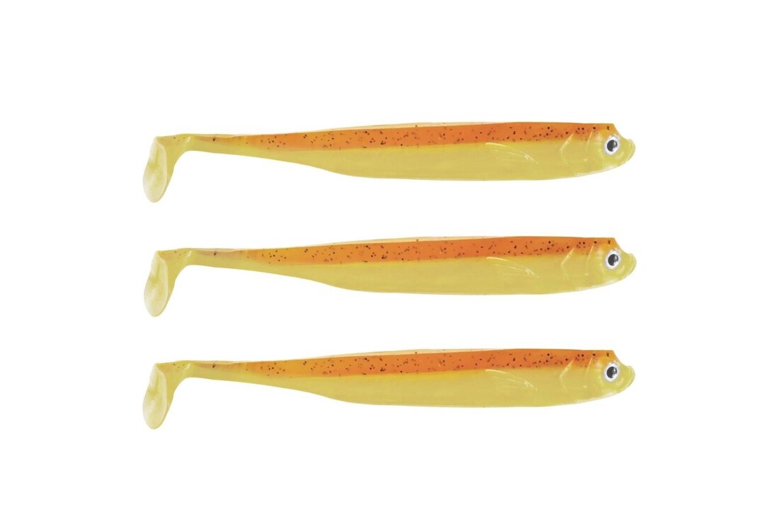 DER ZANDER GUMMIFISCH 12 CM UV KAULBARSCH SPEZIAL P/5