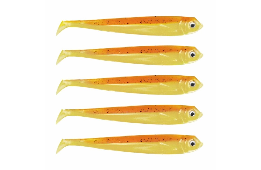 DER ZANDER GUMMIFISCH 12 CM UV KAULBARSCH SPEZIAL P/5