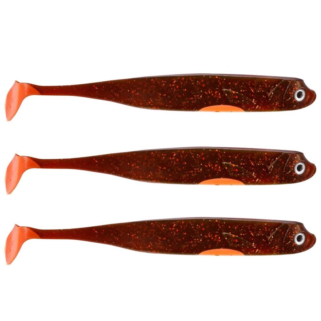 DER ZANDER GUMMIFISCH 12 CM UV MOTOROIL P/5