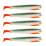 DER ZANDER GUMMIFISCH 15 CM UV HOT NATURAL P/4
