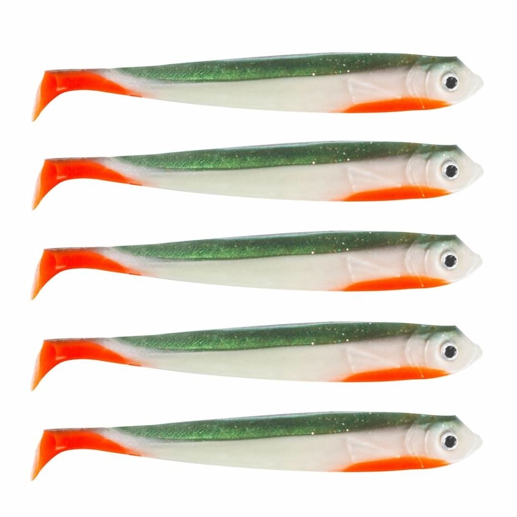 DER ZANDER GUMMIFISCH 15 CM UV HOT NATURAL P/4
