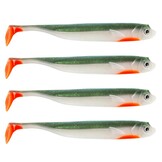 DER ZANDER GUMMIFISCH 15 CM UV HOT NATURAL P/4