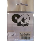 BRIGHT RED 7.3 X 15 MM P/6