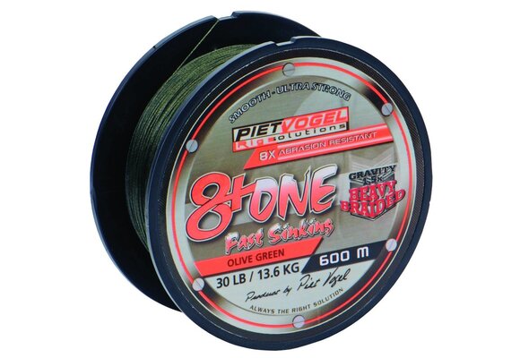 RIG SOLUTIONS 8+ONE BRAID 0.25MM OLIVE GREEN 20 LB 600M