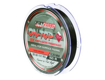 RIG SOLUTIONS ON-TOP FLOATING BRAID 0.20MM DARK BROWN 20 LB 300M