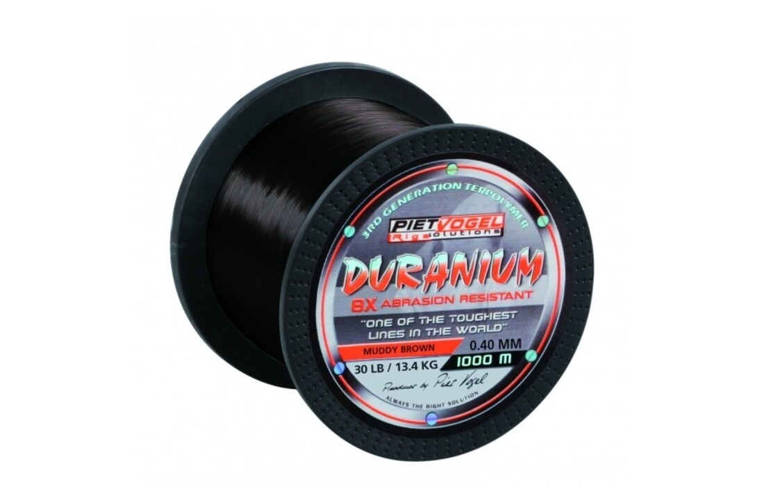 RIG SOLUTIONS DURANIUM MONOFILAMENT 0.35MM SILT 25 LB 1250M