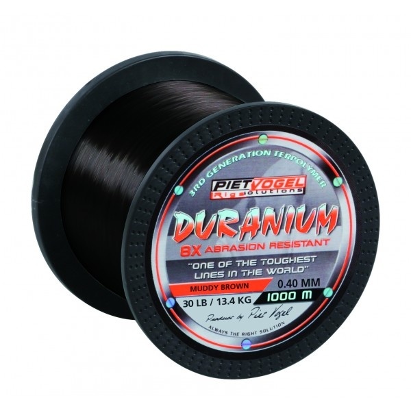 RIG SOLUTIONS DURANIUM MONOFILAMENT 0.35MM SILT 25 LB 1250M