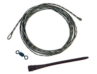 RIG SOLUTIONS FREE-FALL 1.4M DOUBLE LOOP WITH SPARE SHOKKA SLEEVE AND SWIVEL