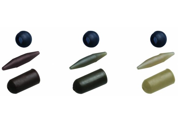 RIG SOLUTIONS ADJUSTABLE HELICHOD RUBBERS WITH BUFFER BEADS P/3