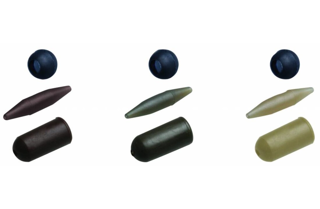 RIG SOLUTIONS ADJUSTABLE HELICHOD RUBBERS WITH BUFFER BEADS P/3