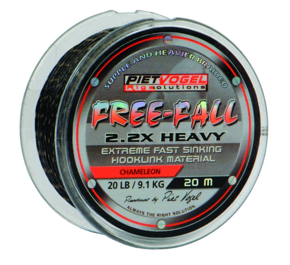 RIG SOLUTIONS FREE-FALL HOOKLINK MATERIAL 20 LB CHAMELEON 20M
