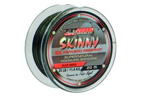 RIG SOLUTIONS SKINNY SUPERNATURAL HOOKLINK MATERIAL 25 LB OLIVE GREEN 20M