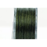 RIG SOLUTIONS SKINNY SUPERNATURAL HOOKLINK MATERIAL 25 LB OLIVE GREEN 20M