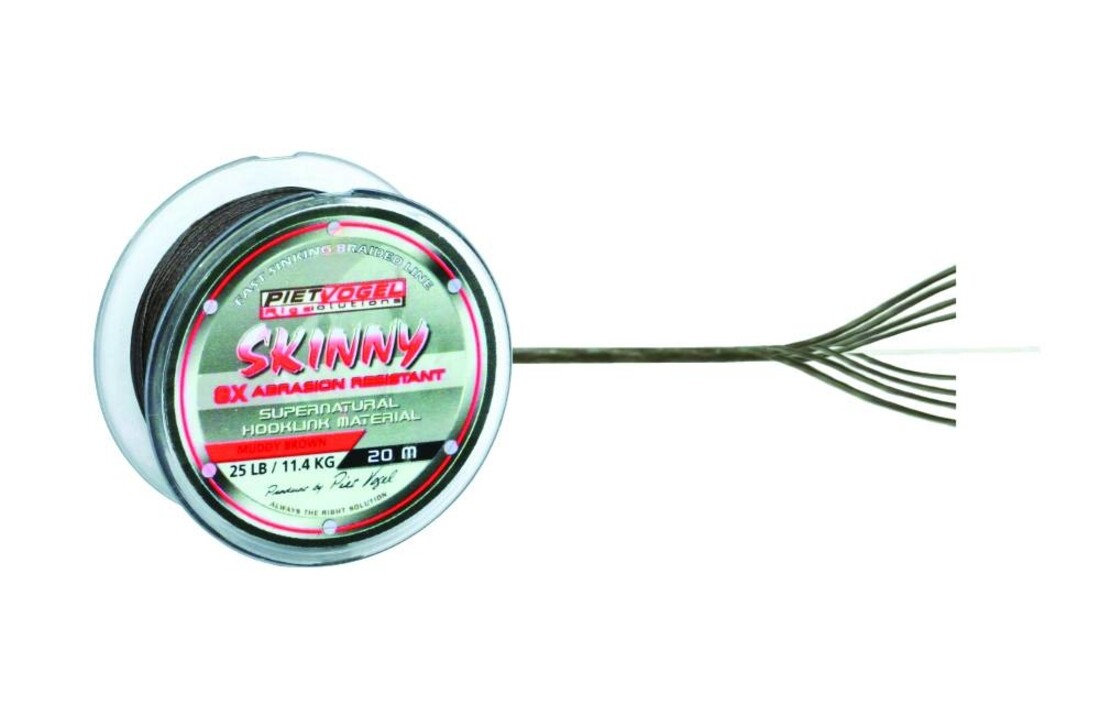 RIG SOLUTIONS SKINNY SUPERNATURAL HOOKLINK MATERIAL SILT 20M