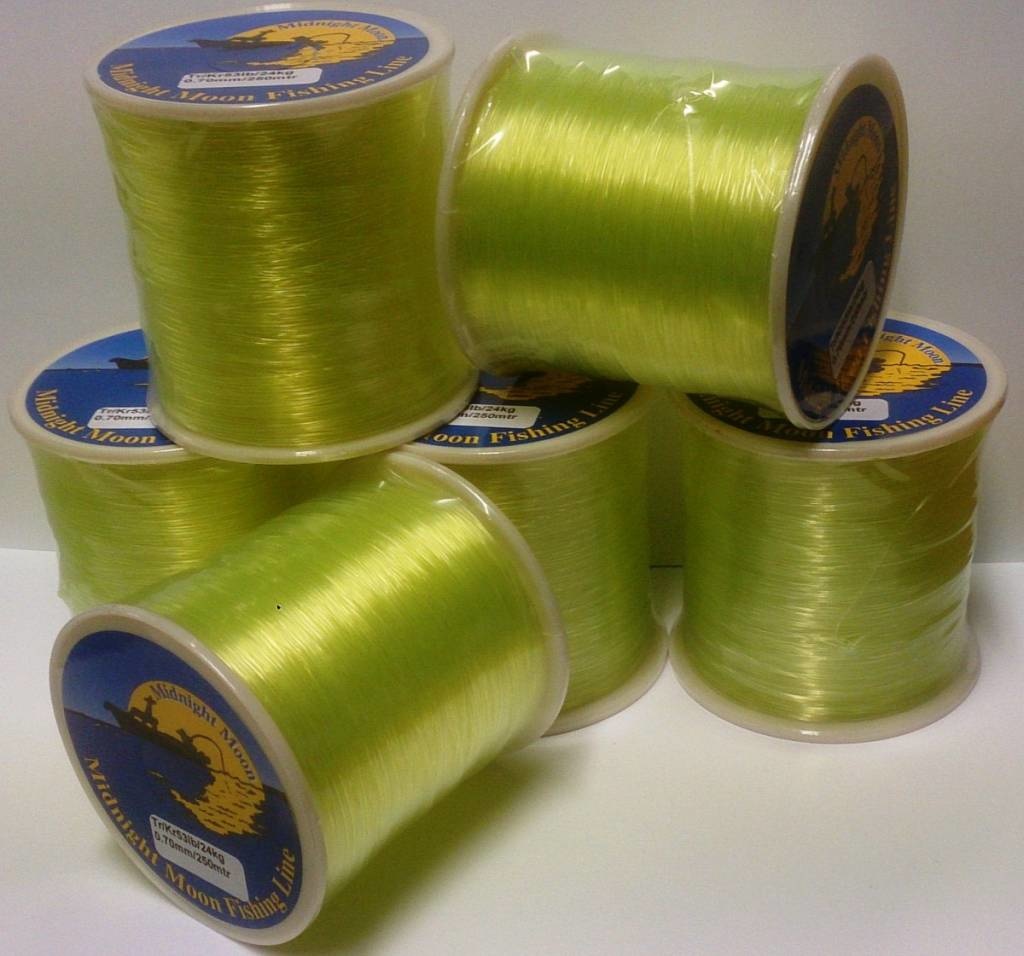 NYLON 1/4 LB GEEL 0.30MM
