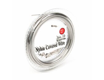NYLON COVERED WIRE 20 LB 10M + SLEEVES