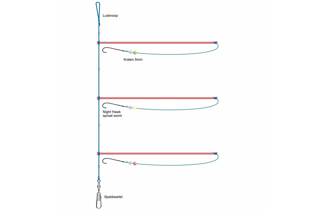 GUL ONDERLIJN 2 X 30 CM KUNSTSTOF AFHOUDER #1/0