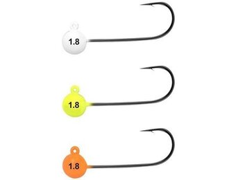 FREESTYLE TUNGSTEN MICRO JIG HEAD JIG29 #2 GLOW PACK 3.5 GRAM P/3