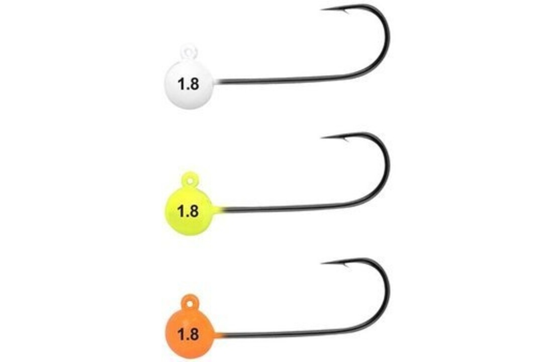 FREESTYLE TUNGSTEN MICRO JIG HEAD JIG29 #2 GLOW PACK 3.5 GRAM P/3