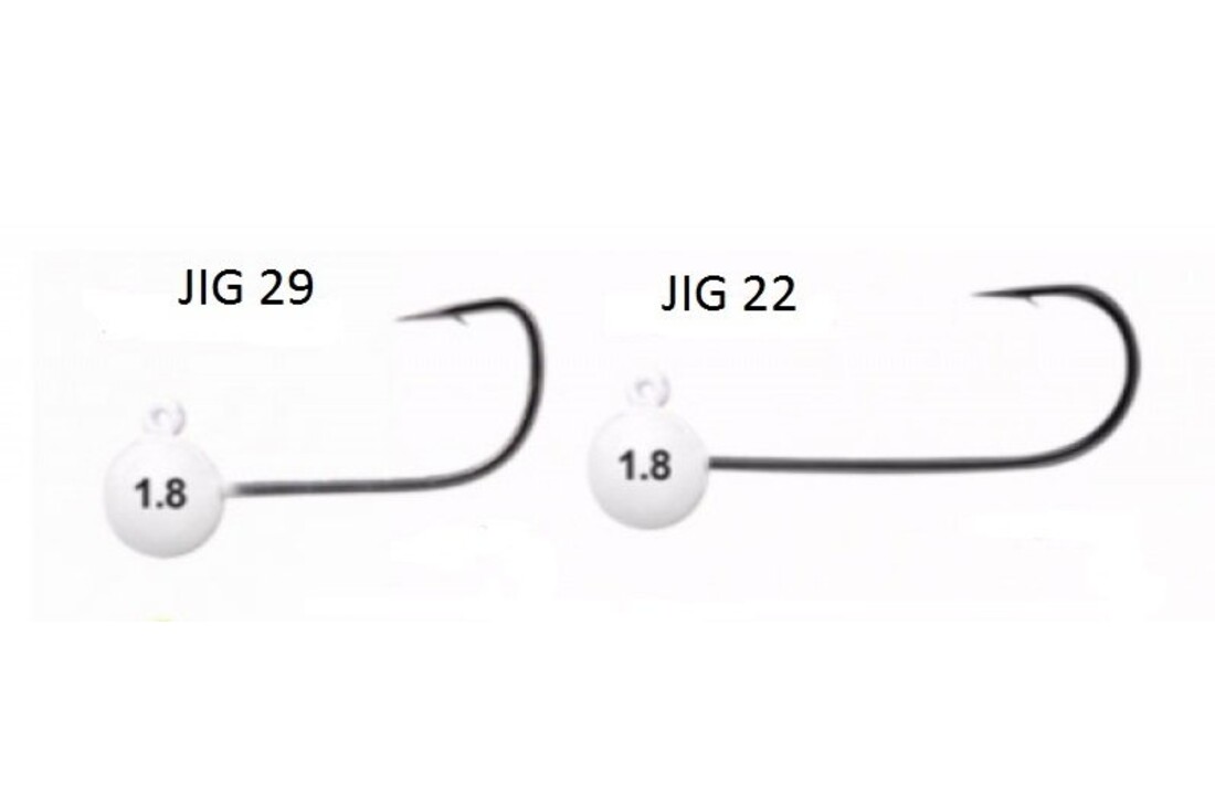 FREESTYLE MICRO JIG HEAD JIG29 #2 GLOW WHITE P/4