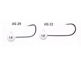 FREESTYLE MICRO JIG HEAD JIG29 #2 GLOW WHITE P/4
