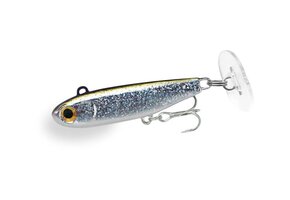 POWERTAIL 30MM SLOW 2.4 GRAM SILVER GLITTER